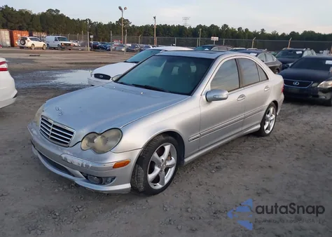 2005 Mercedes-Benz C 230 Kompressor Sport from USA, damaged, VIN WDBRF40J25F627419